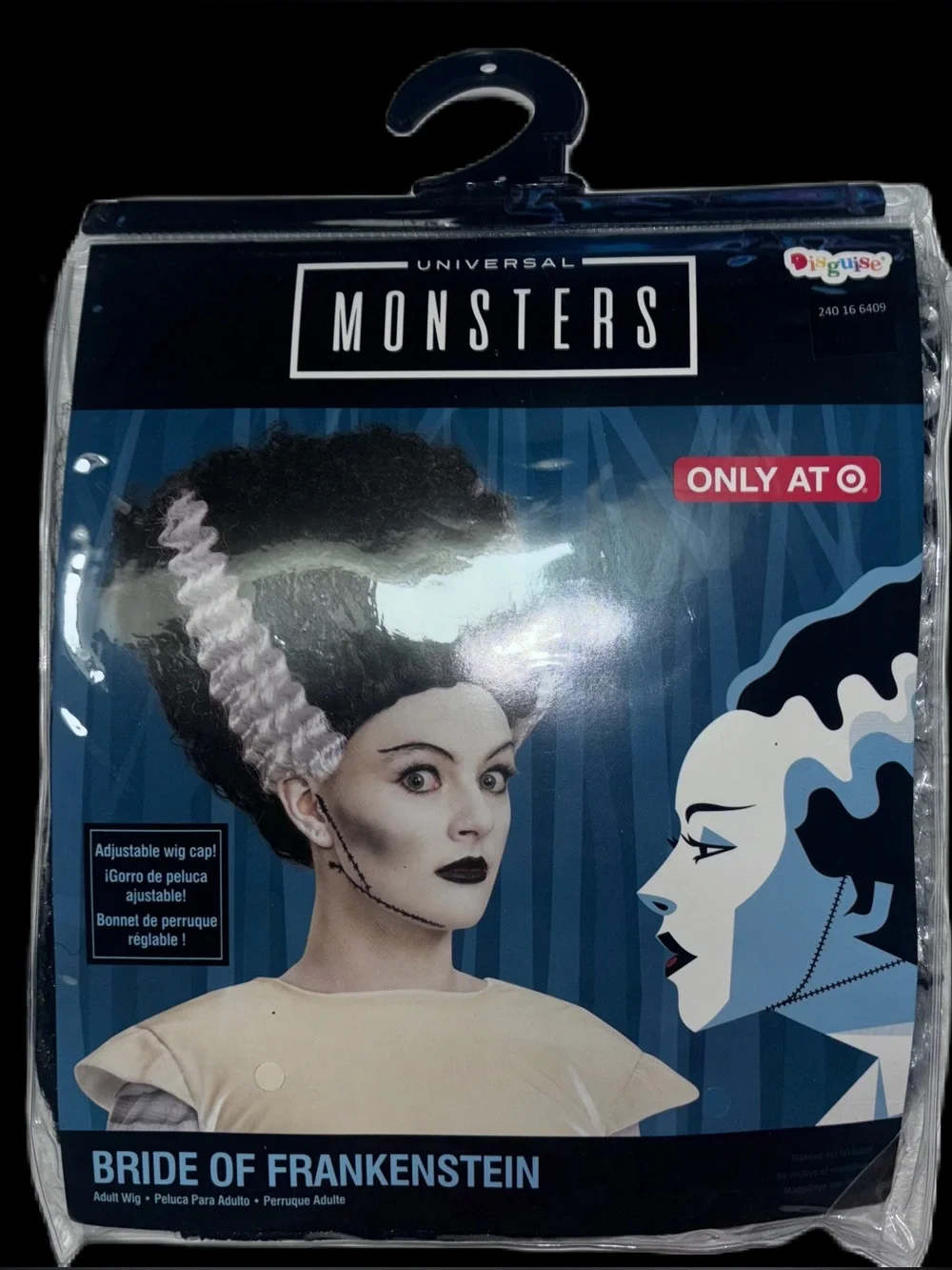 Bride of Frankenstein WIG Halloween Costume Accessory Universal Monsters